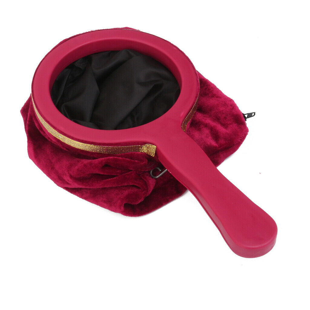 Magic Change Bag with Zip make item Appear/Disappear/Switch Magic Trick