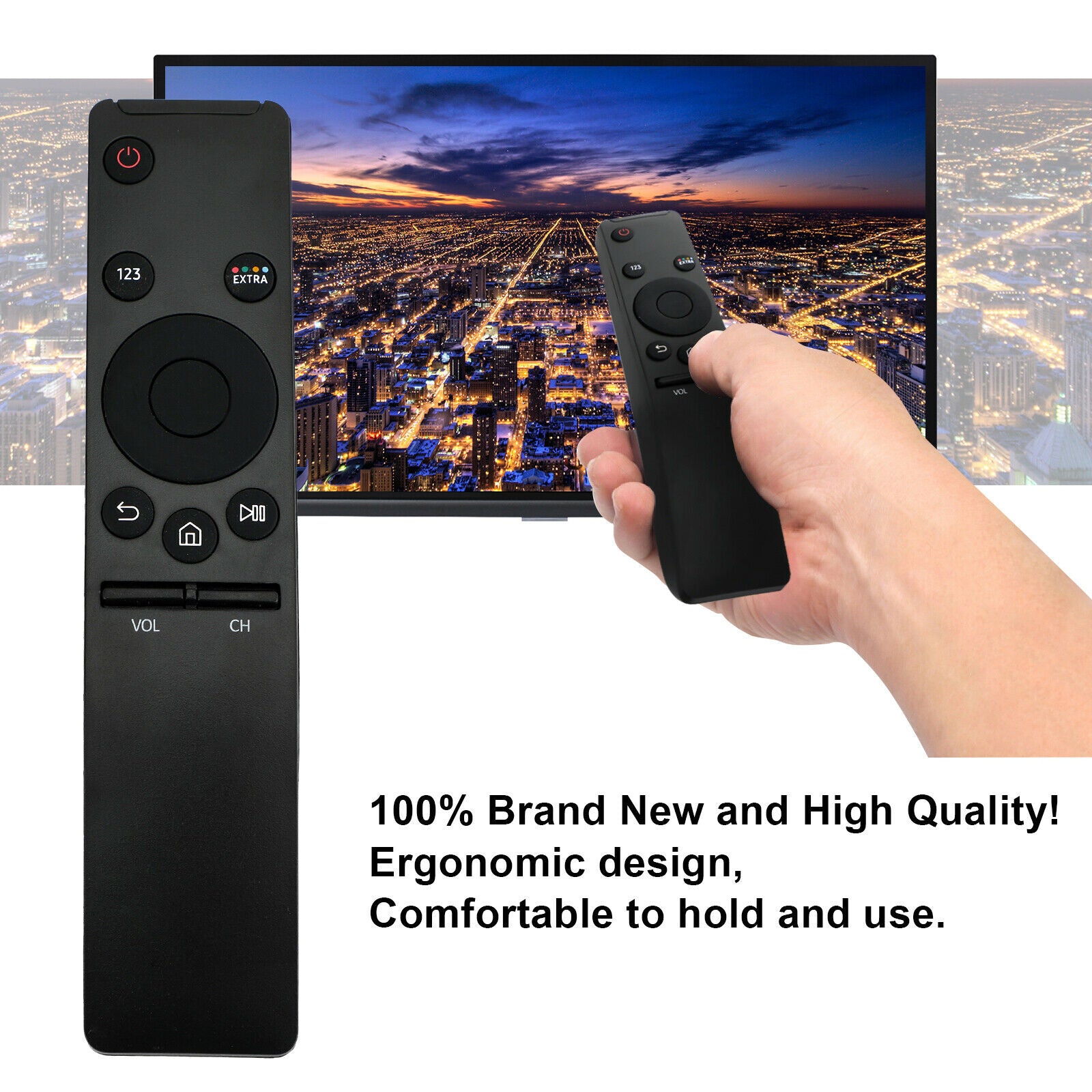 Remote Control Fit for BN59-01259B/D RMCSPM1AP1 4K Ultra HD Smart LED TV