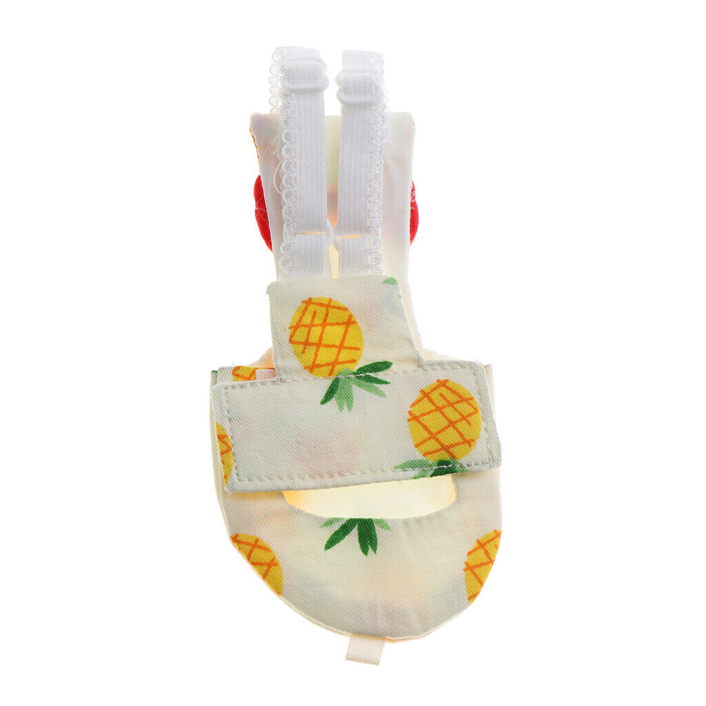 2 Pack  Parrot Birds Diaper Washable Cloth Nappy for Small to Large Birds M