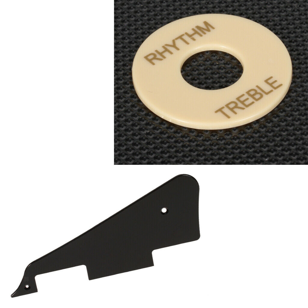 Guitar Pickup Selector Switch Rhythm Treble Ring Plate w/ Pickguard