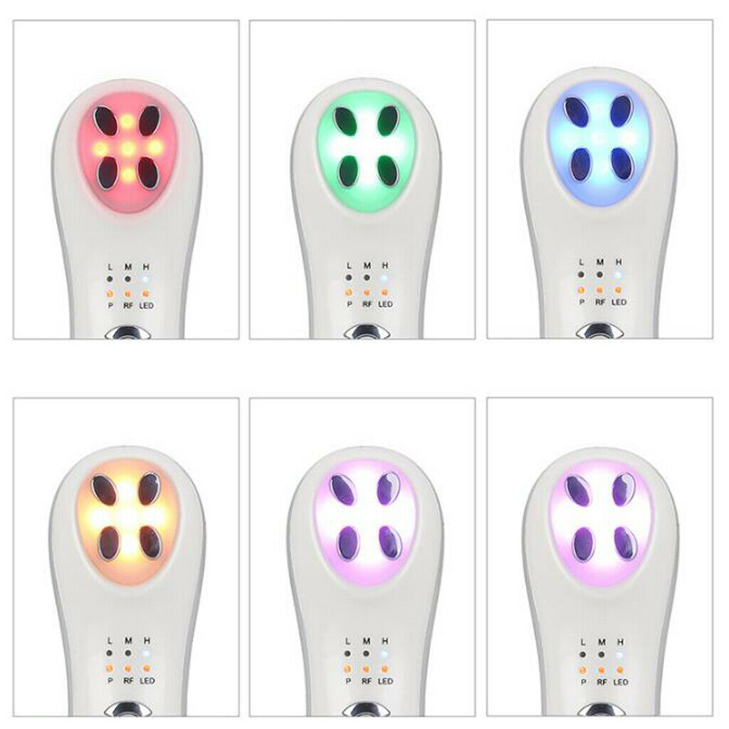 Beauty Device, High Frequency Facial Machine, Ultrasonic LED Light theragy and 6