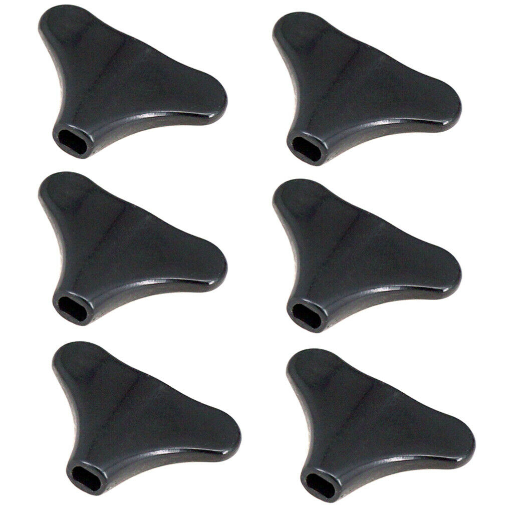 6Pcs Guitar Tuning Peg Button Machine Heads Acoustic Guitar Accessory Black