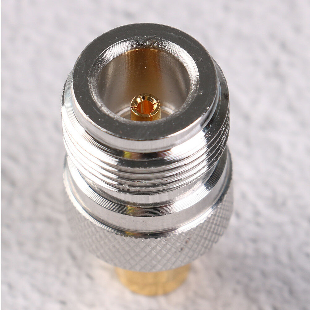 Metal N Female jack to SMA Female plug straight RF connector adapter Xz
