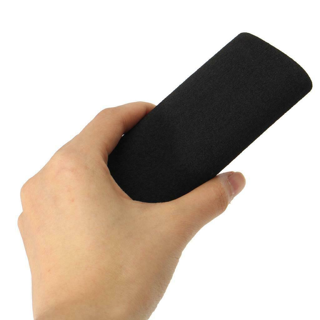 (2) Motorbike Slip On Foam Anti Vibration Comfort Soft Handlebar Grip