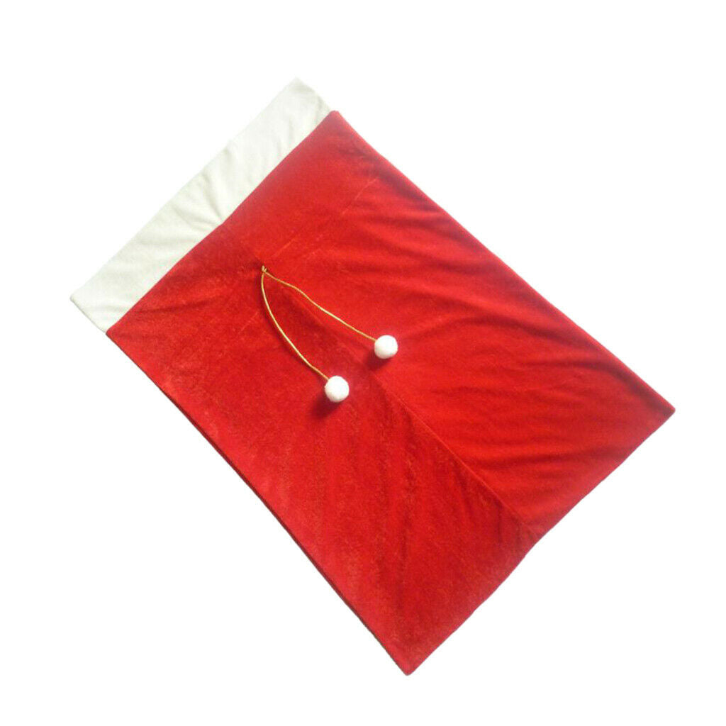 Velvet Cloth Jewelry Pouches Drawstring Bags Christmas Candy Gift Bag Pouch