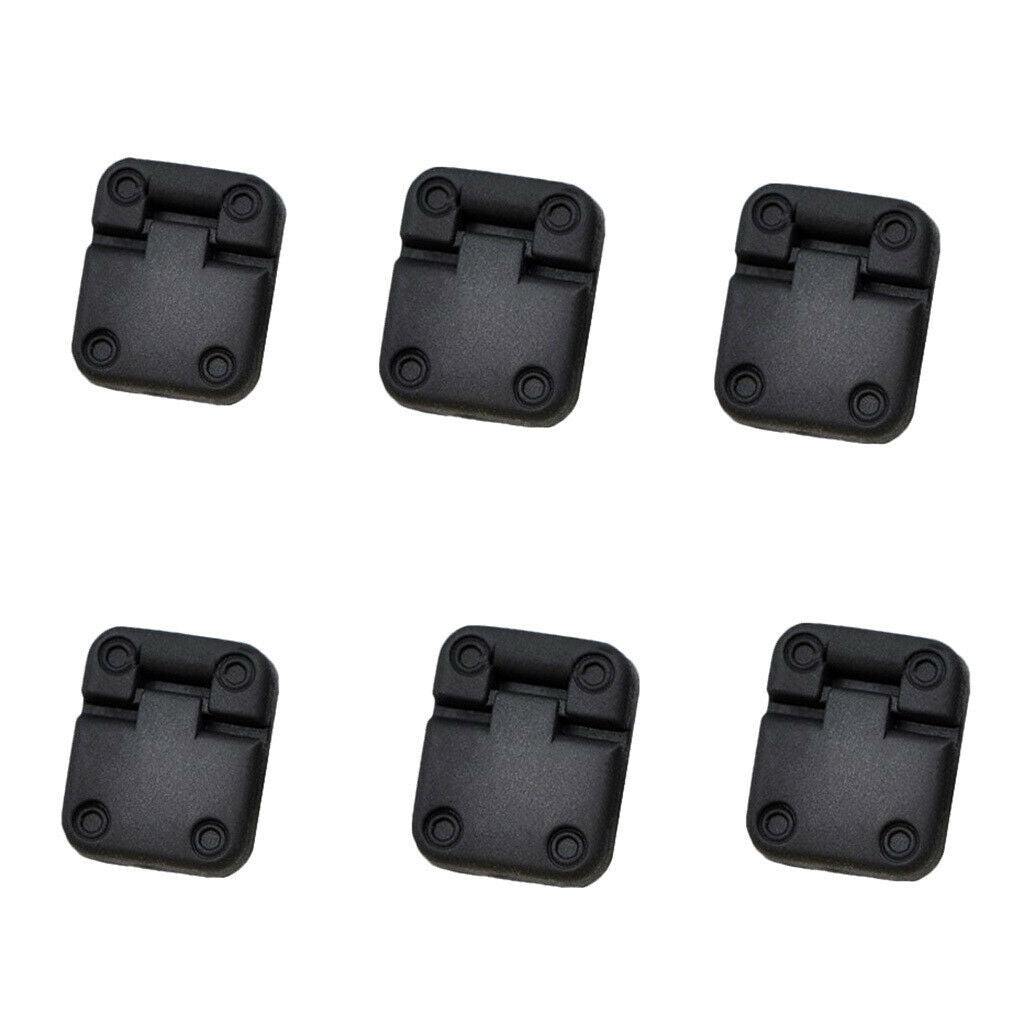 1/10 RC Rock Crawlers Door Hinges 6x Black for  4 TRX4 Accessories