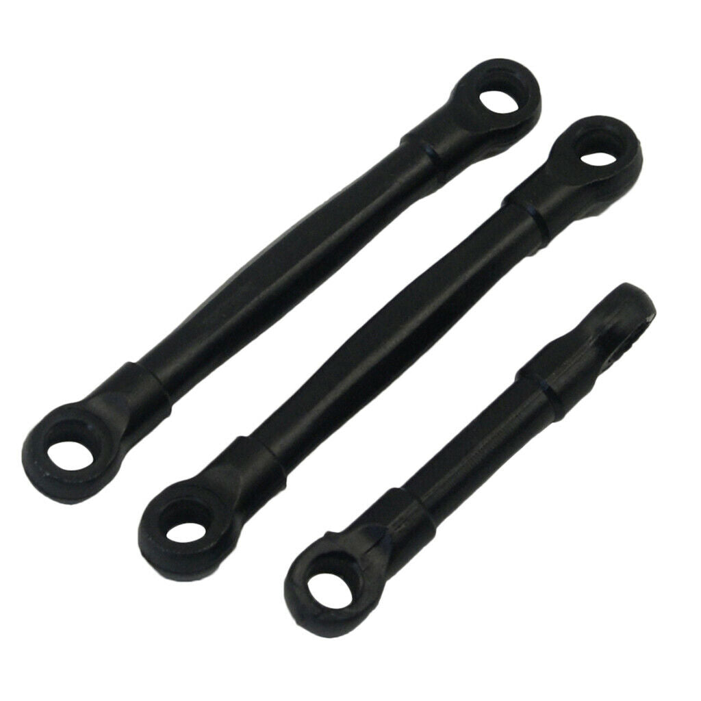 3PCS RC Steering Linkage Pull Rod Turnbuckle for XLH Q901/Q902/Q903 Monster