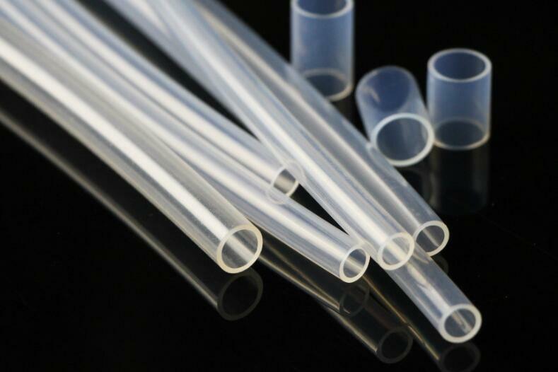 1m Length OD 6.35mm ID 4.35mm PTFE TEFLON Tubing Tube Pipe hose clear PP-EPDM