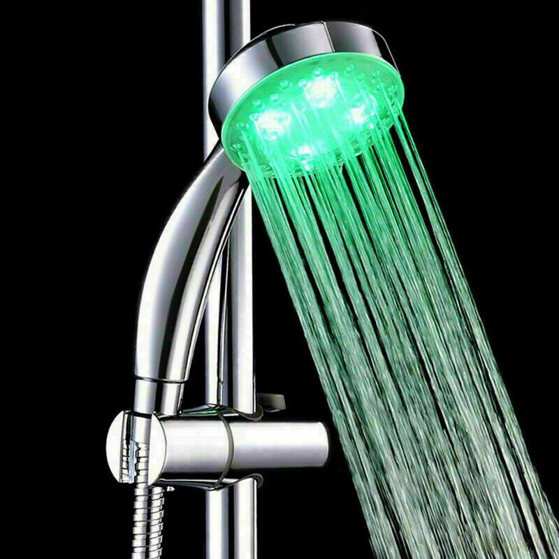 Colorful Shower Head Home Bathroom 7 Colors Auto Changing LED Glow Light