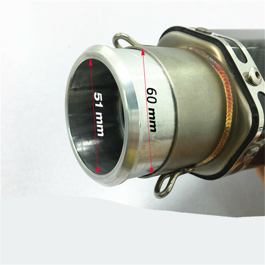 60-51mm Motorcycle Exhaust Reducer Connector Pipe Tube Adapter for 60mm Exhaust