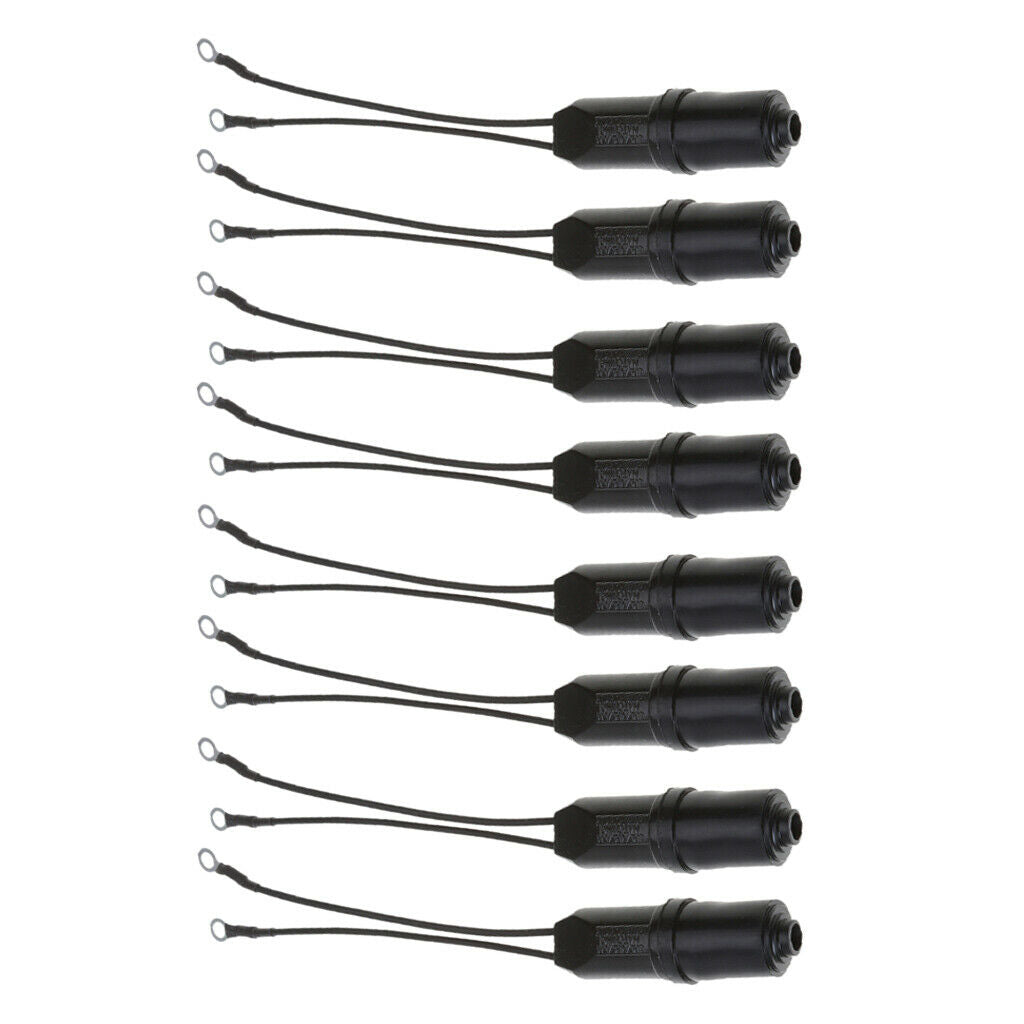 8Pcs Outdoor TV Antenna 300 To 75 Ohm Coaxial Cable Matching Trans-former