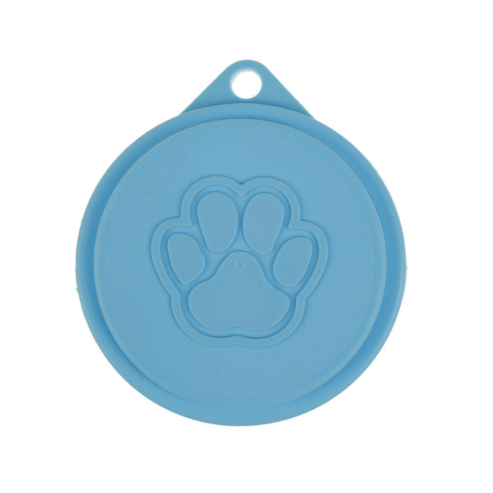 1Pc Pet Food Can Cover Lid Dog Cat Pet Tin Silicone Reusable Storage Ca.l8