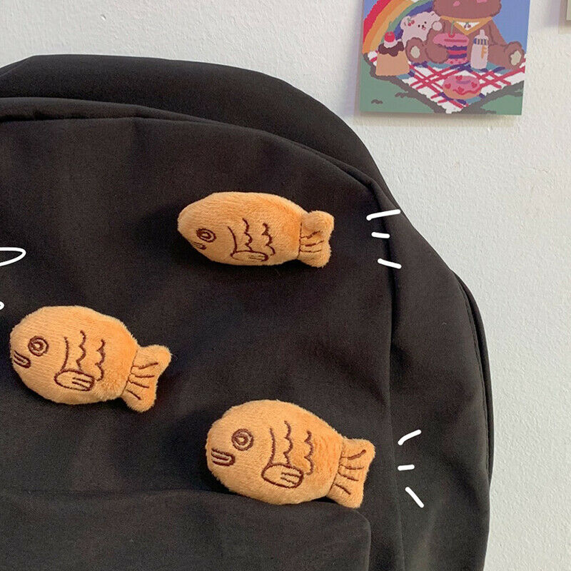 Cartoon cute snapper brooch plush small fish brooch backpack sweater cors.l8
