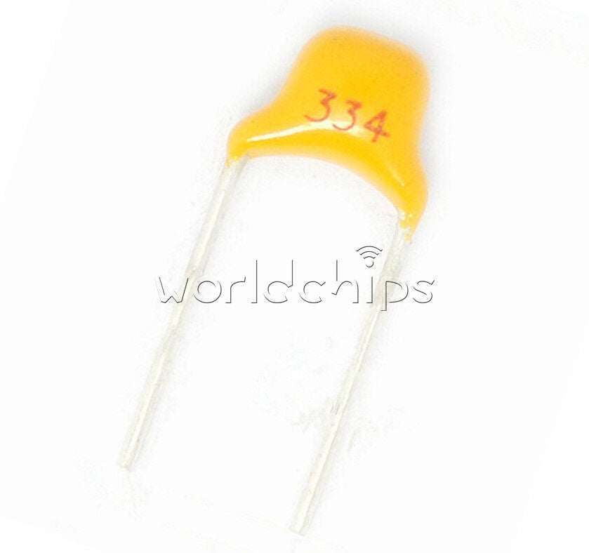 50Pcs 0.33uF 330nF 334 50V Monolithic Ceramic Chip Capacitor New