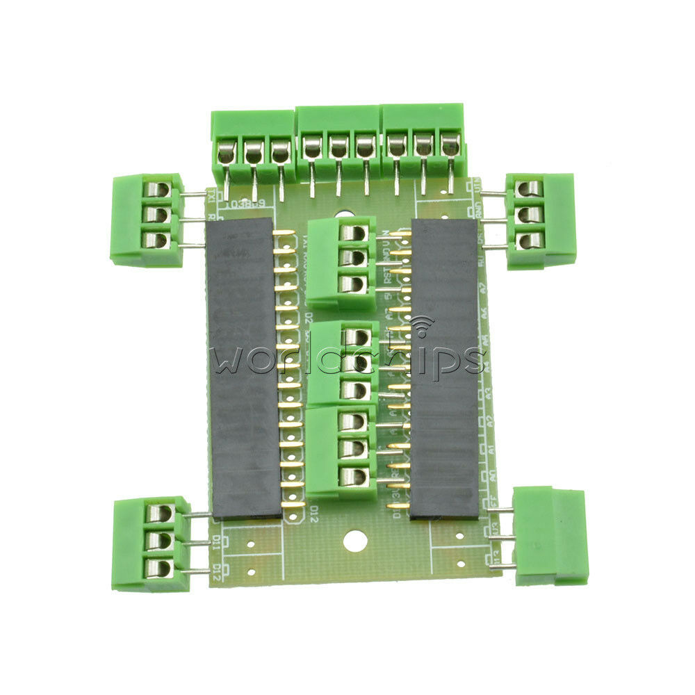 Nano V3.0 CH340G ATmega328 5V/16MHz Terminal Adapter Sheild Board for Arduino