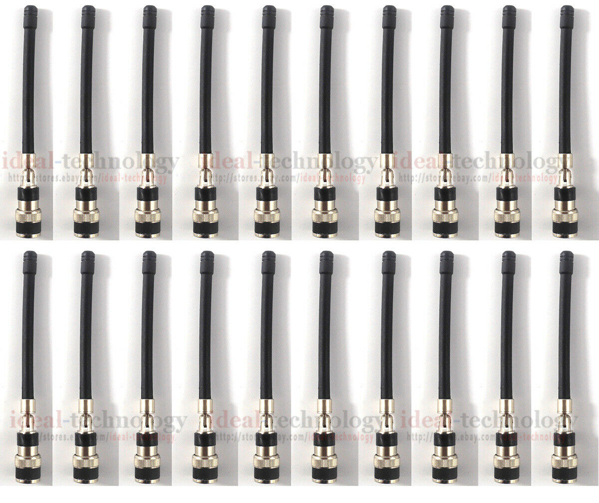 20PCS BNC UHF Microphone Antenna For Shure PGX24 SLX24 PG58 SM58 BETA58 Series