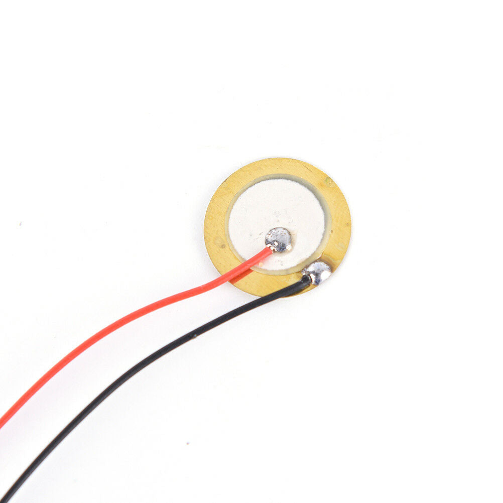 12pcs 15mm Piezoelectric Piezos Amplifiers Discs Leads For Guitar Pickup R.l8