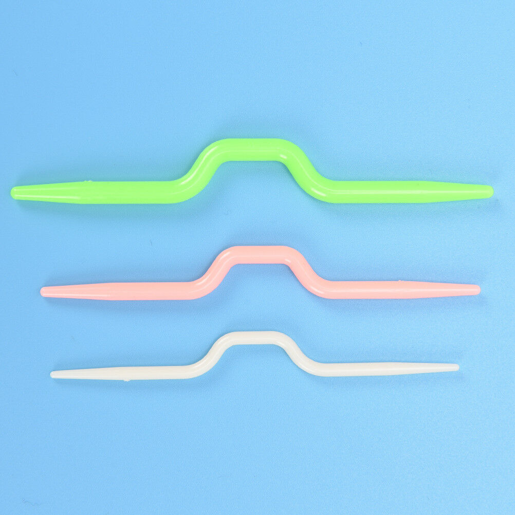 3size absplastic knit cable stitch knitting needles smooth crochet hook cra  XC
