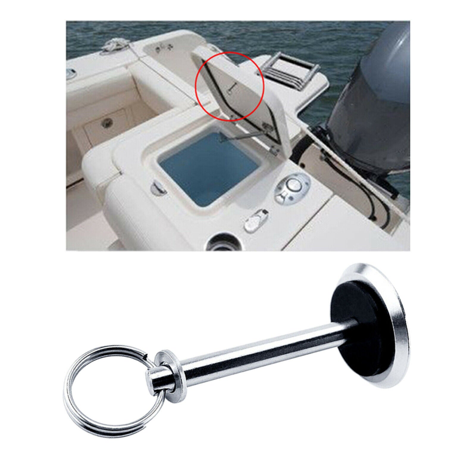 Hatch Cover Pull Handle Lift Pull for Boat Fishing Engine Cover Loft Ladders