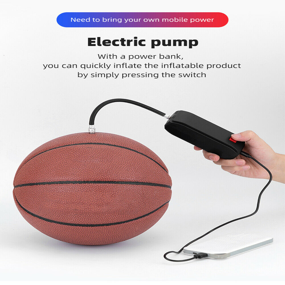 Bicycle Electrical Air Pump Compressor Tire Inflatable Deflate LED USB Charge