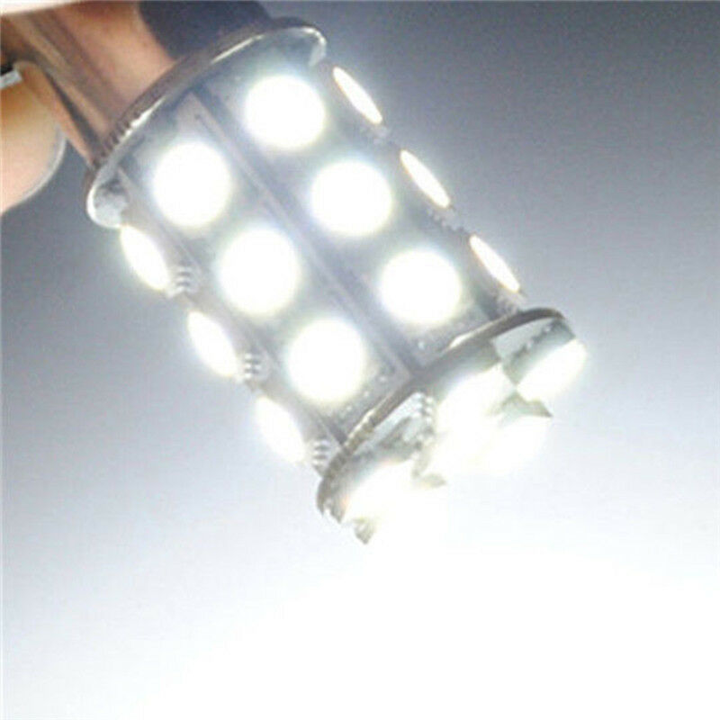 2pcs 12V LED 1157 White BAY15D P21/5W 27SMD 5050 Car Tail BrakeLightsBulbLampBDA
