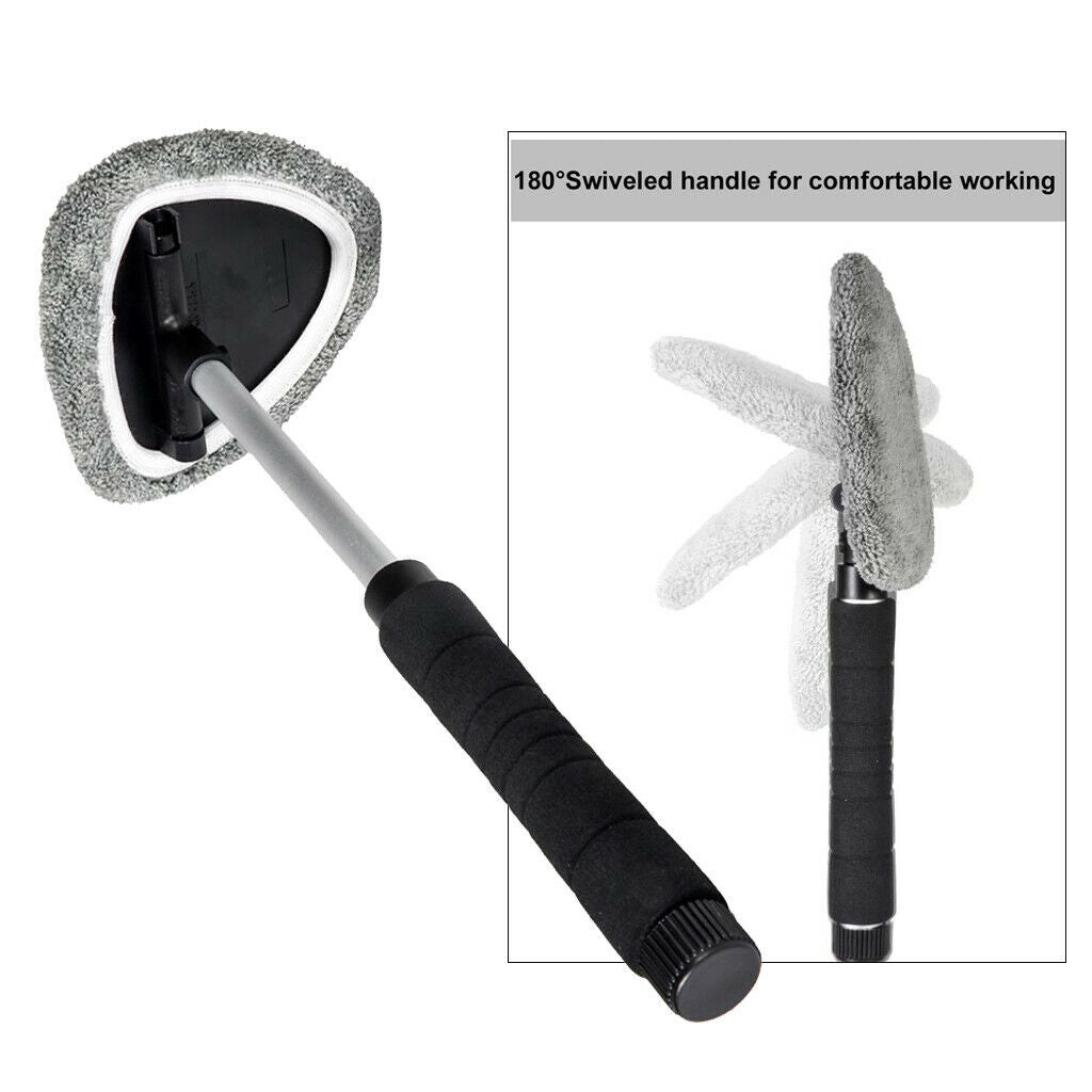 Microfiber Retractable Windshield Cleaner Set Kit 5 Pack Window Fabric