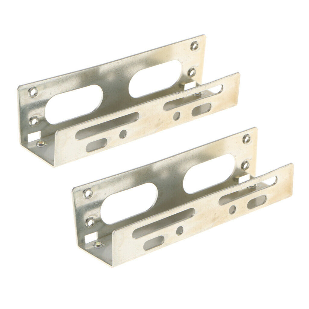 3Pcs 3.5" to 5.25" Bay Hard Disk Drive HDD Mounting Bracket for PC