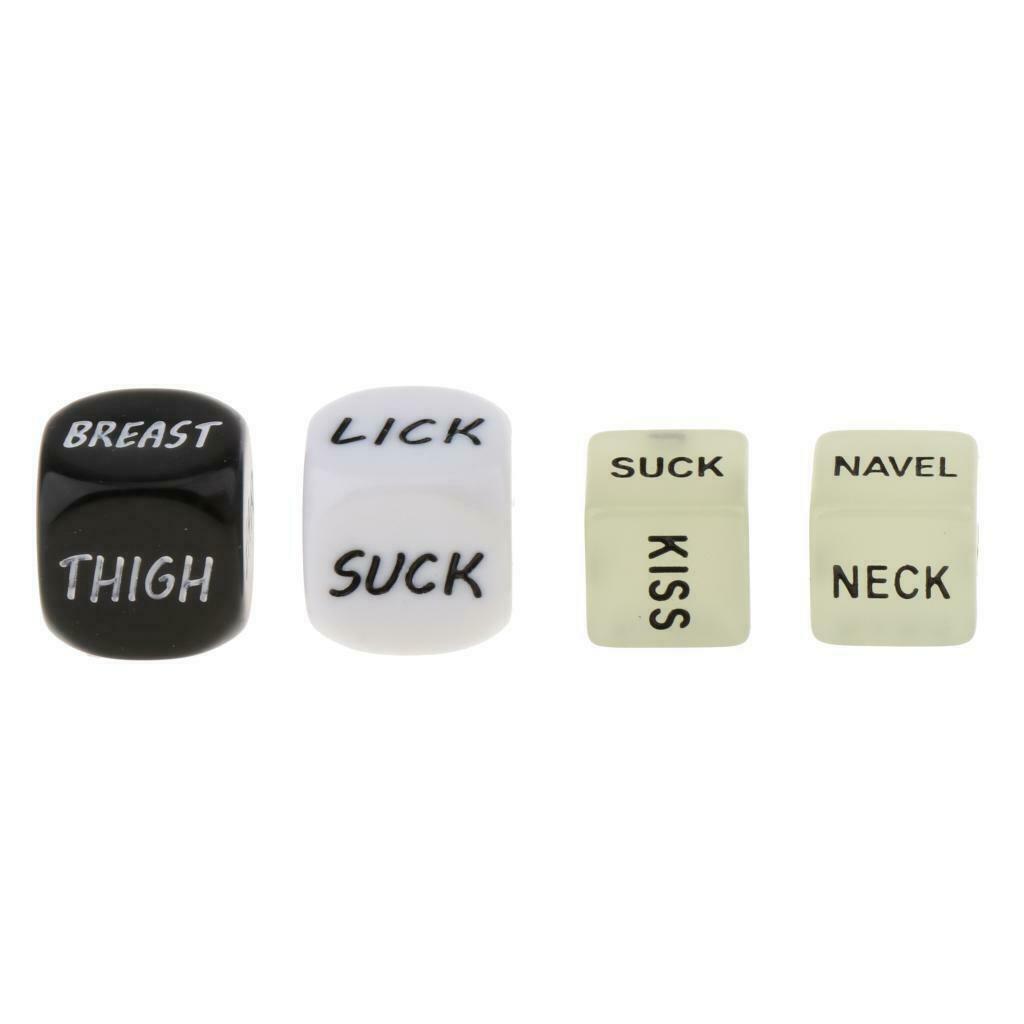 4Pcs Funny Dice Game Gifts for Couples, Wedding Gifts, Bedroom Game,Punishment