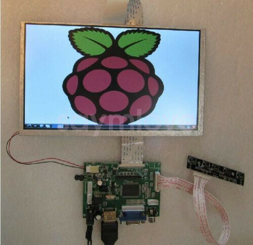 8 inch 800x480 LCD Display HDMI+VGA+2AV LCD Controller Board for Raspberry Pi
