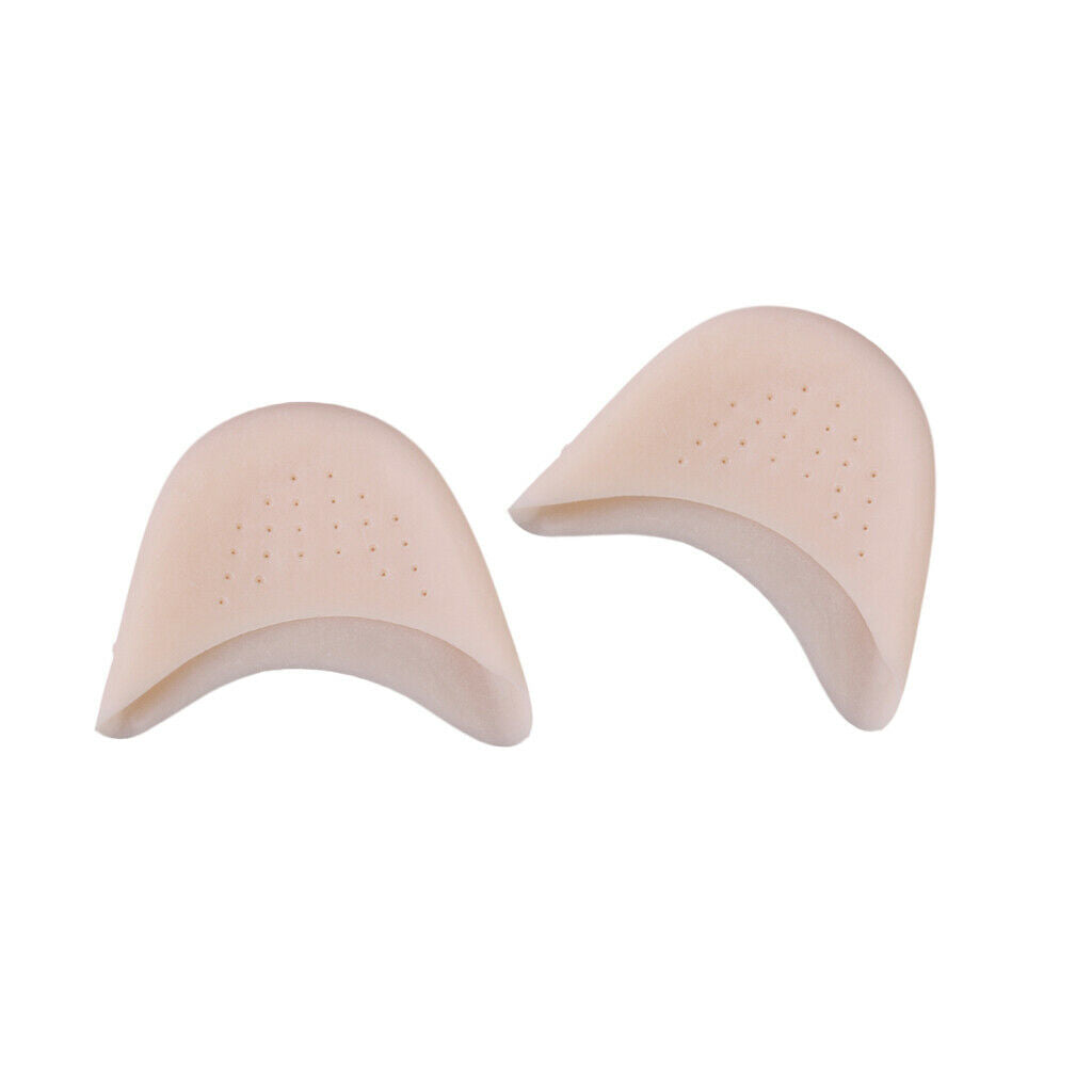 2 Pair of Ballet Dance Tiptoe Toe Caps/Covers/Pads for Ballet/Casual Use
