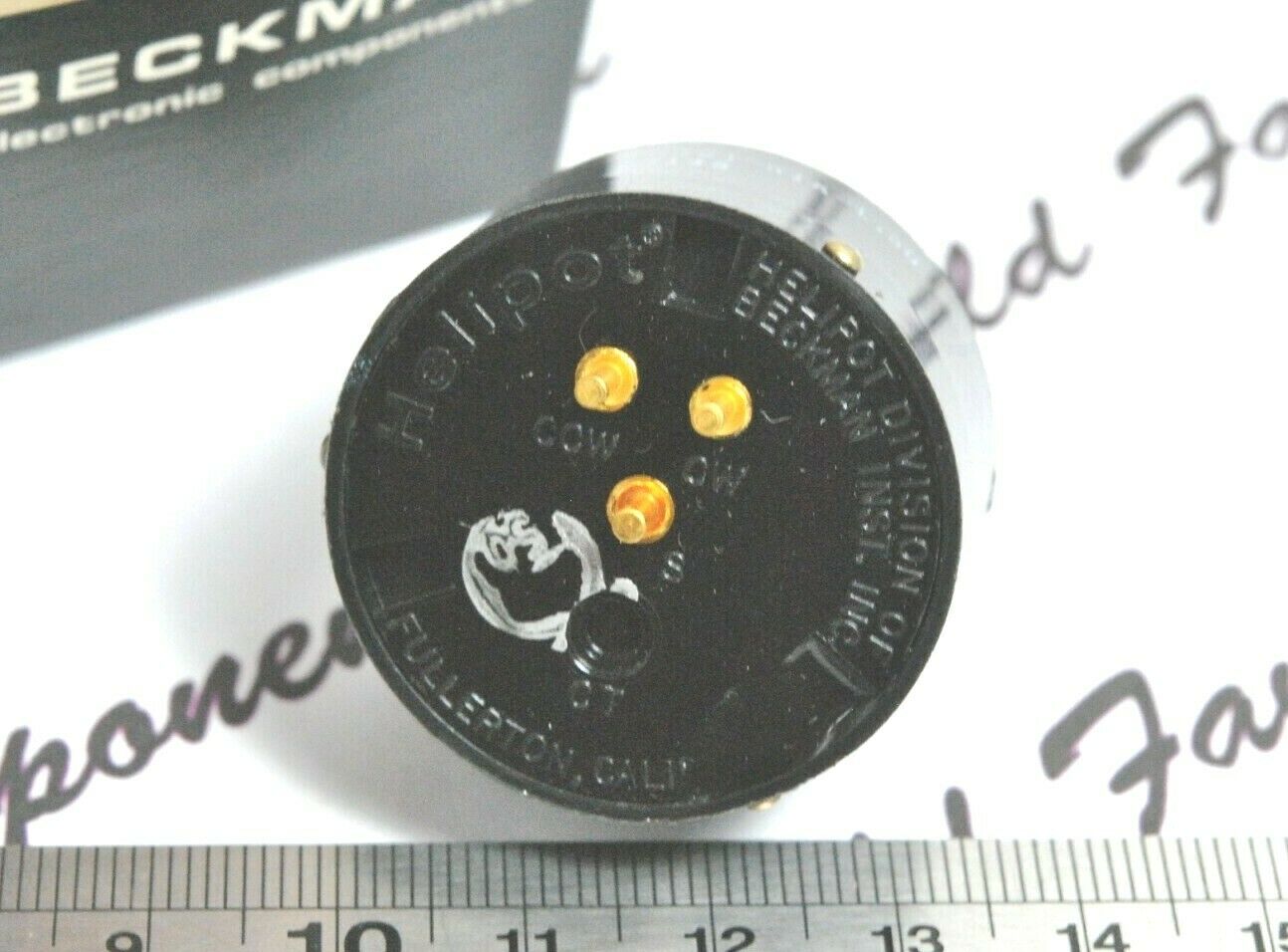 1pcs - Beckman Helipot 3351-R1K-L.50 1K Multi-Turns Potentiometer