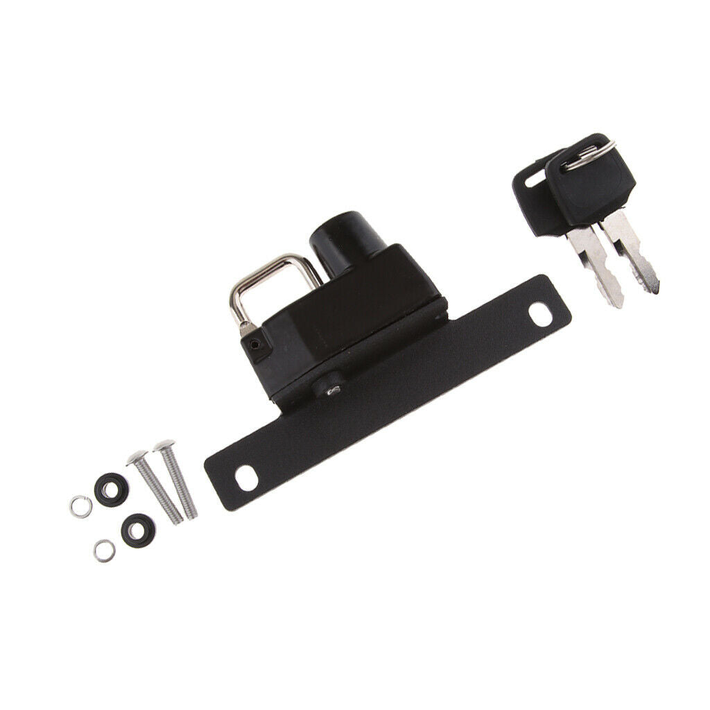 Motorcycle Left Helmet Security Lock with Keys for BMW R Nine T 2014-2016