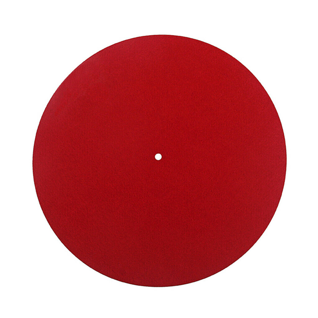 Turntable Phonograph Platter Slip Mat Felt Record Player Vibration Dampening