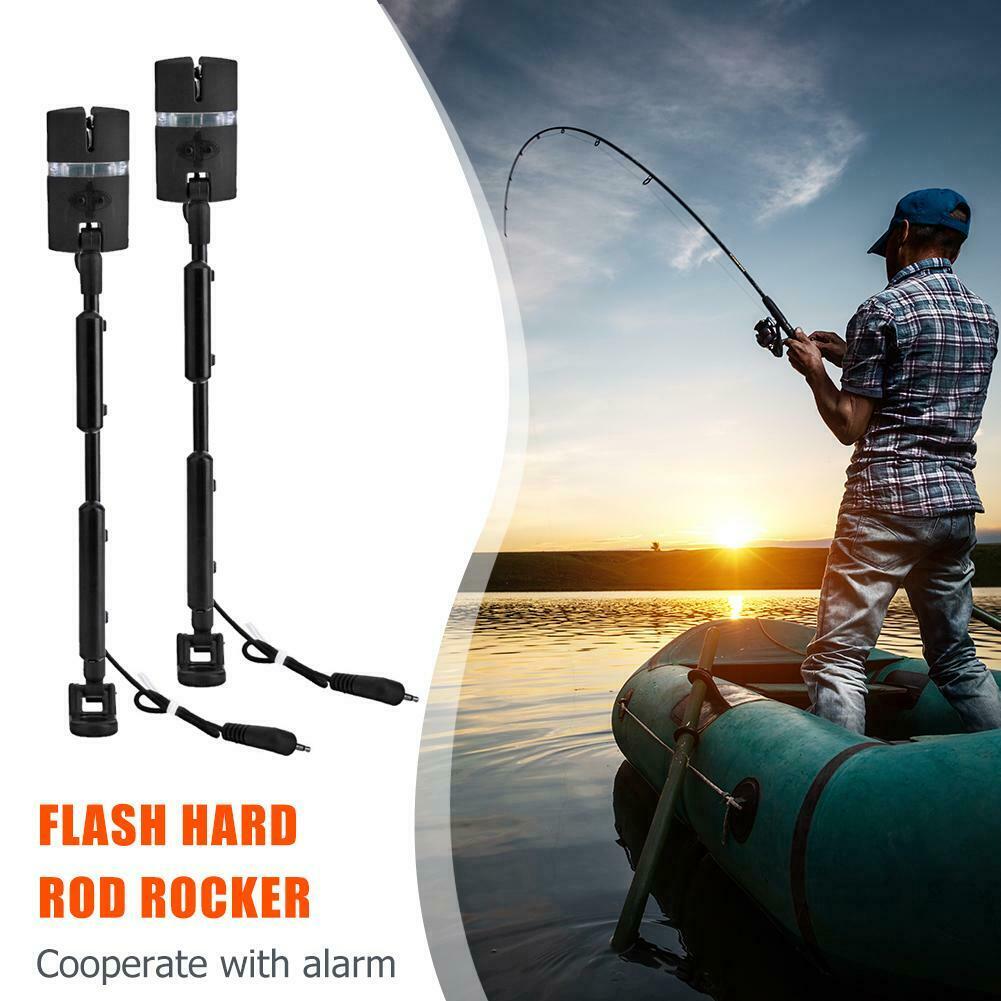 2pcs/Bag Fish Bite Alarm Swinger 7 Color LED Bite Indicator Fishing Tackle @
