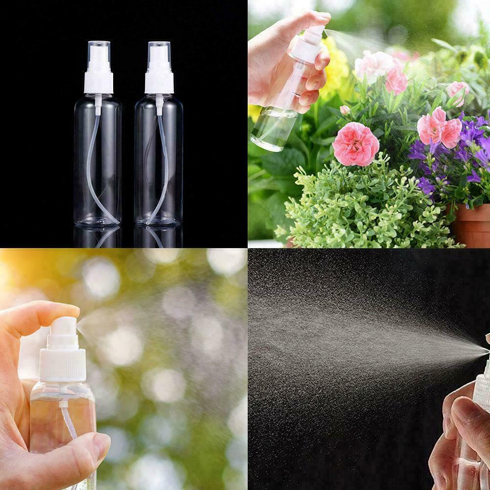 250ml Clear Transparent Plastic Perfume Atomizer Empty Small Bottle Spray new