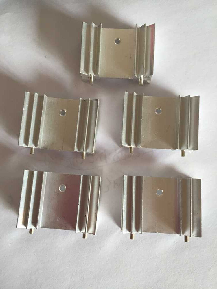 5 x Aluminum Heat Sink Heatsink 25x34x12mm for TO220 Power IC