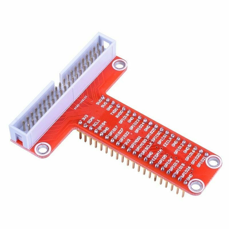 For RPi GPIO Breakout Expansion Board + 20cm FC40 40pin Flat Rainbow Ribbon CaT8