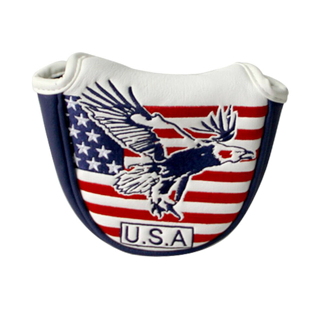 America Flag Golf Putters Headcover Bag Golf Club Head Cover Protector