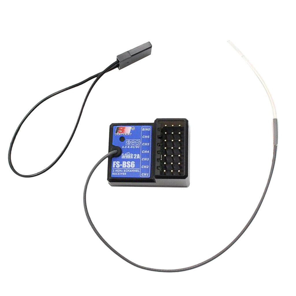 Flysky FS-BS6 2.4G 6CH RC Receiver Unit Built-in Gyro and Fail-Safe for FS-GT5