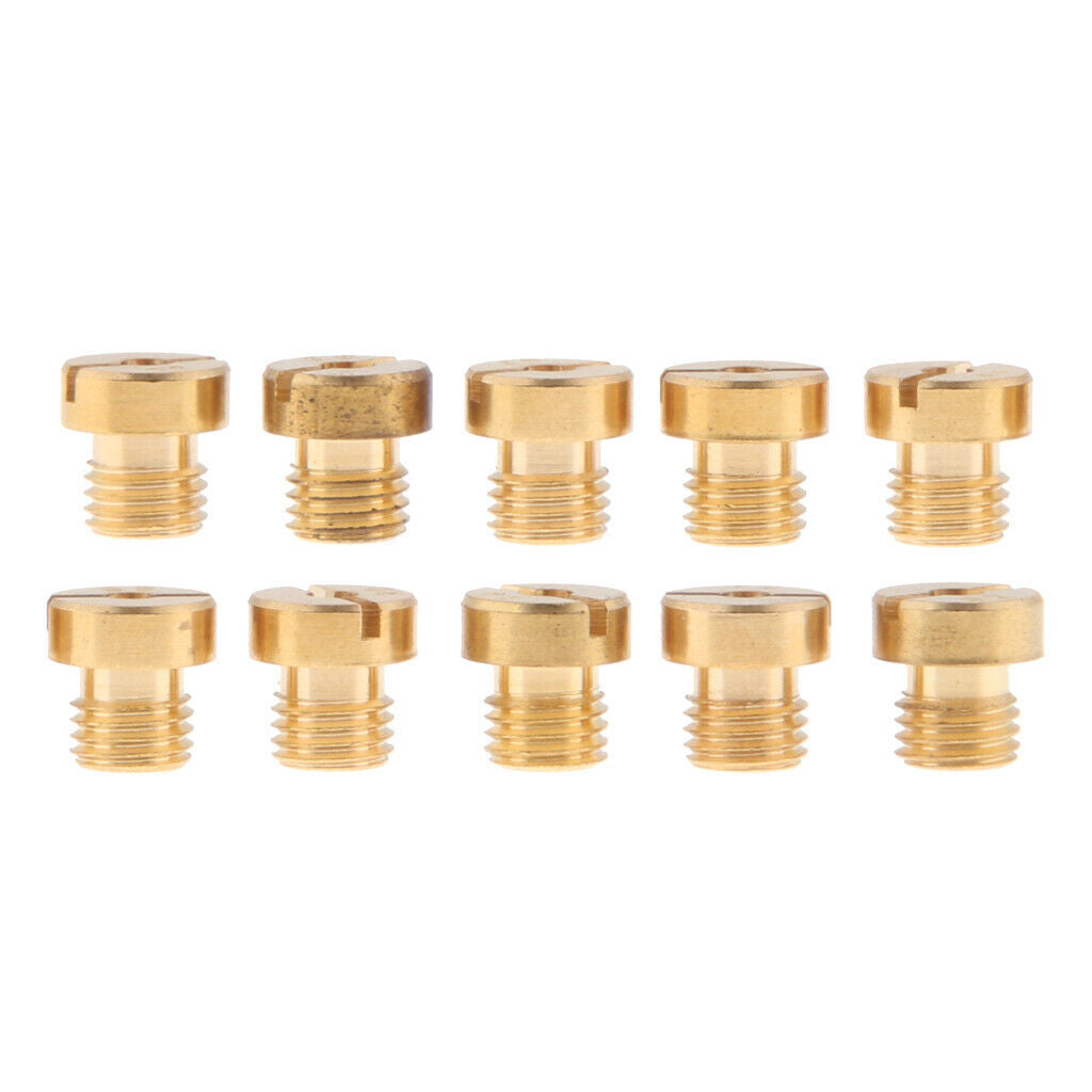 10 Pieces 74-92 Hexagon Injector Nozzle Carburetor Main Jet Set Motorcycle