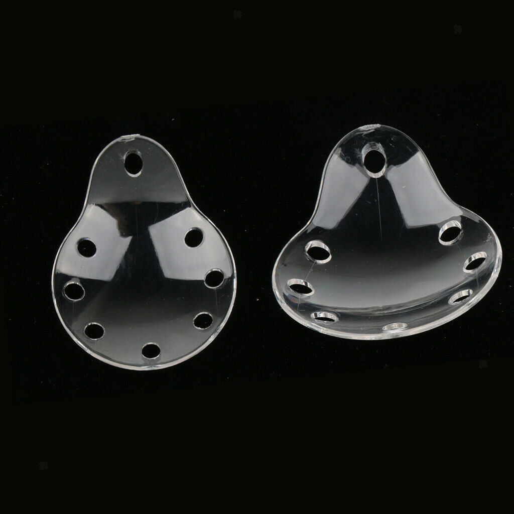 2PCS 8 Holes Ventilated Plastic Eye Shields / Cover - No Cloth Cover - Eye Care