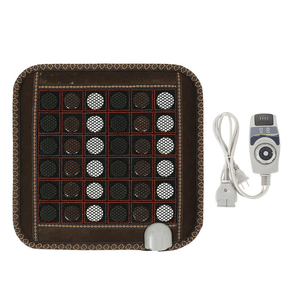 220V Infrared Heating Mat Natural Jade Tourmaline Massage Pad for Pain Boay  1