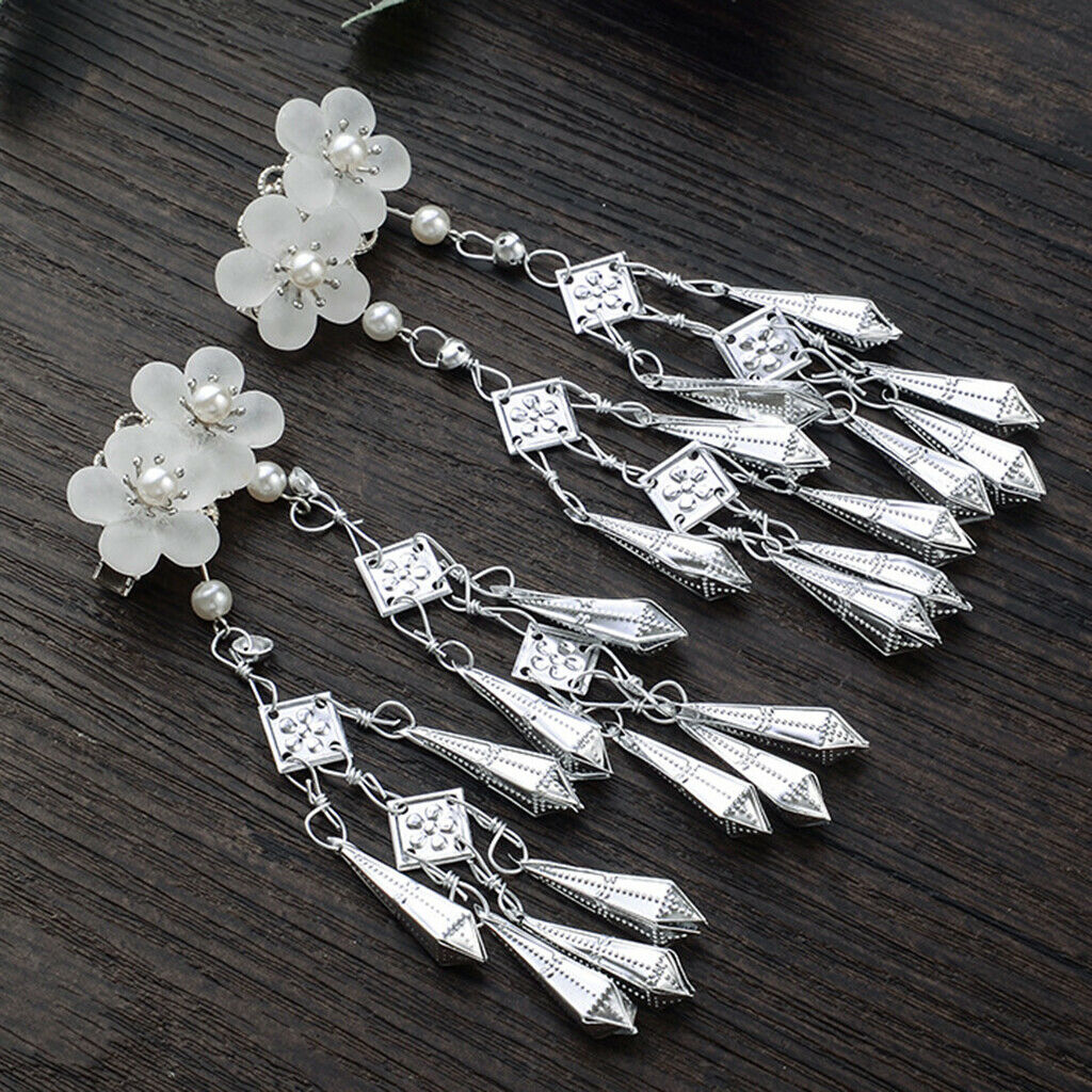 2pcs Classic Flower Hair Clip Hair Accessories
