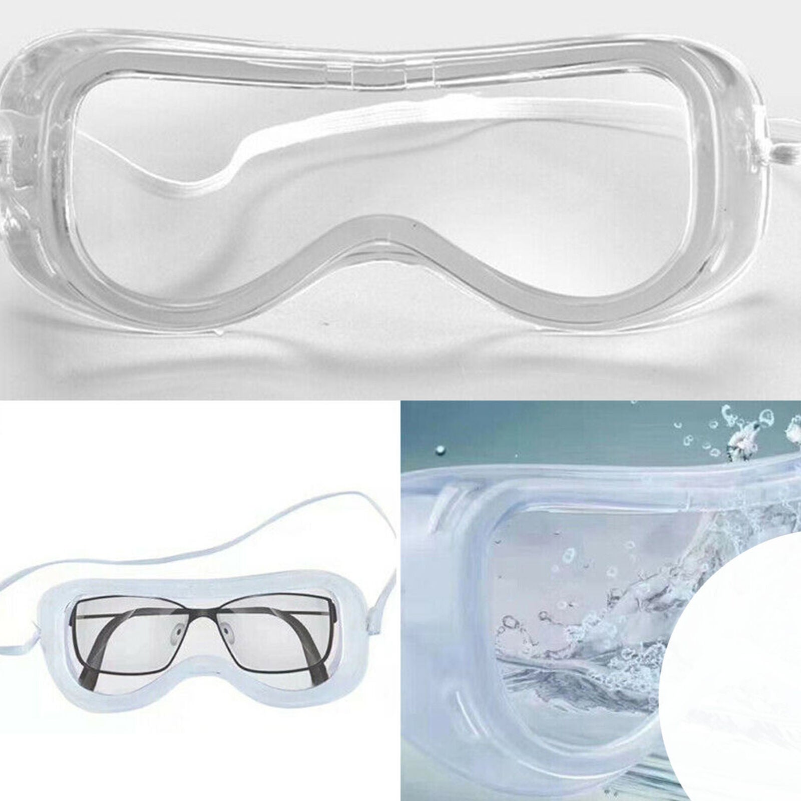 Protective Glasses Anti Virus Anti-Fog Dust Anti Saliva Transparent Goggle