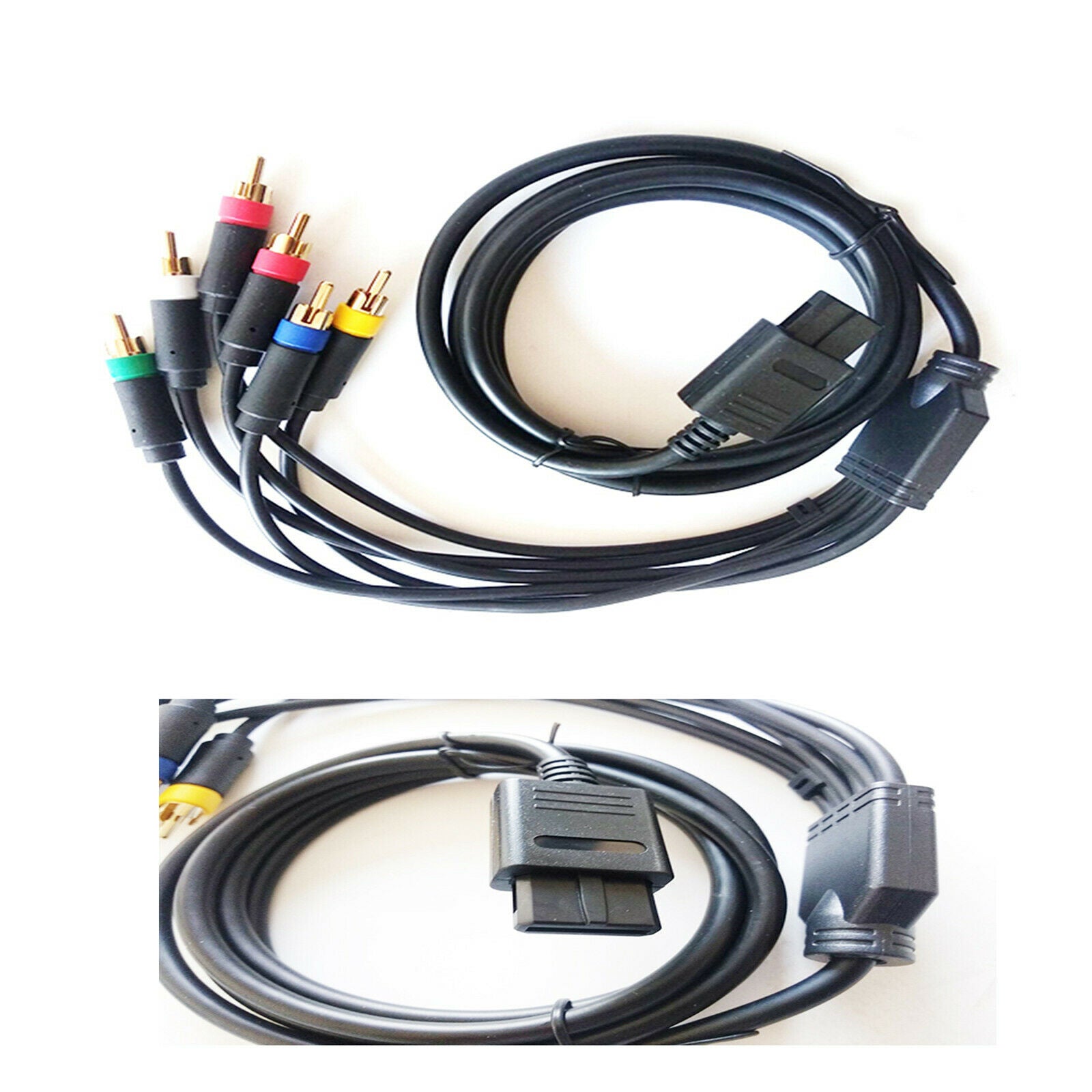For SFC N64 NGC Game Console Multifunctional RGB/RGBS Composite Cable Cord Kits