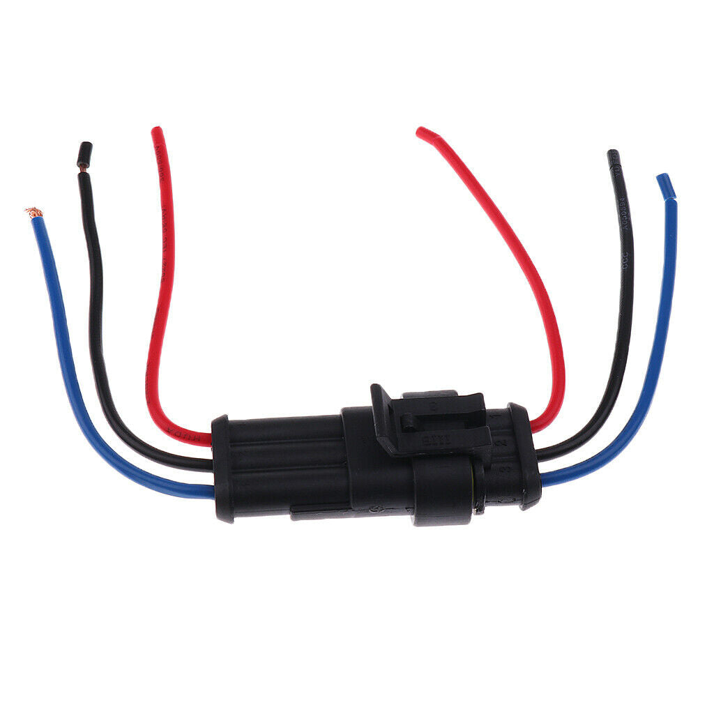 3-pin housing connector S wiring harness for car trucks, male and female