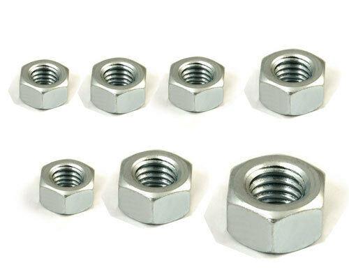 Lot200 Metric M3 Hex Nickel Plated Steel Screw Nuts Registered Mail Freeship