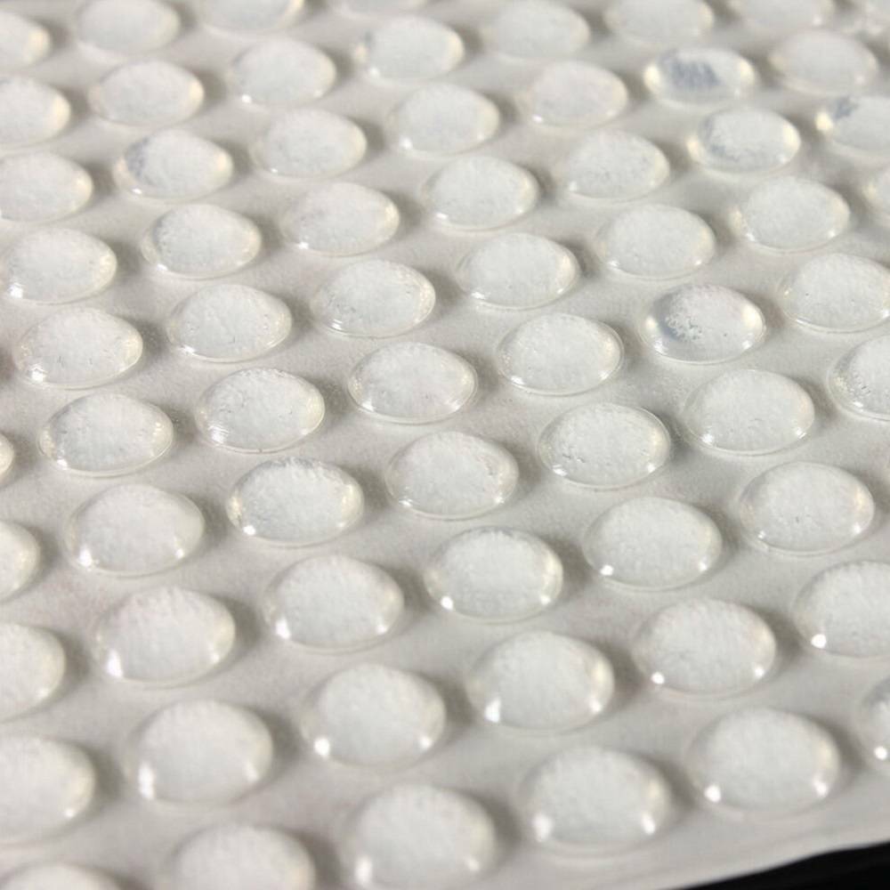100x Self Adhesive Rubber Feet Clear Semicircle Bumpers Door Buffer Pad Useful