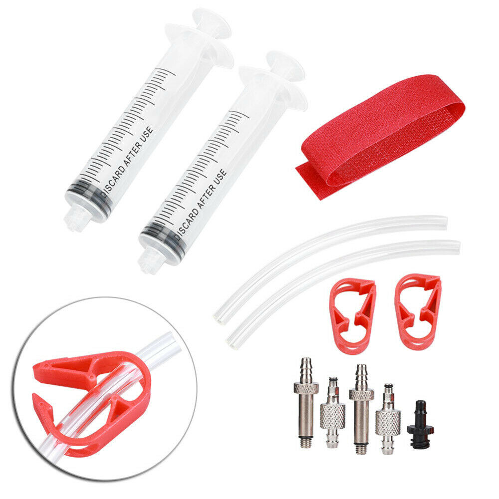 Hydraulic Disc Needle Syringe Brake Bleed Kit Bike Bicycle Parts Repair Tool Set