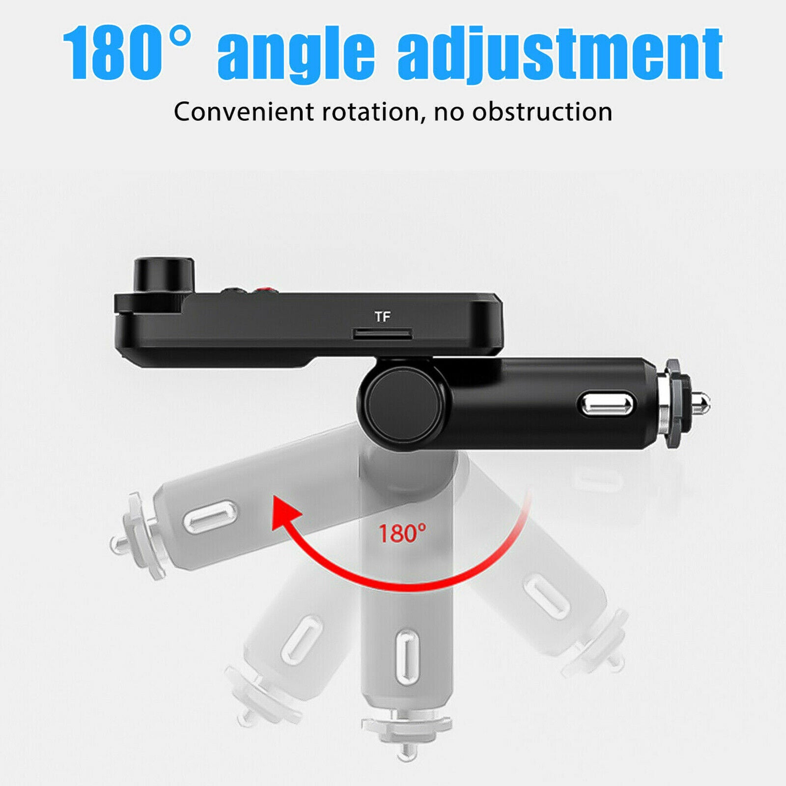 Car FM Bluetooth Transmitter High Bass Equalizer MP3 Player USB Charger